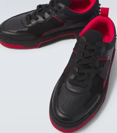 Christian Louboutin Astroloubi leather and suede sneakers | Thumbnail 4 Christian Louboutin Astroloubi leather and suede sneakers | Thumbnail 4