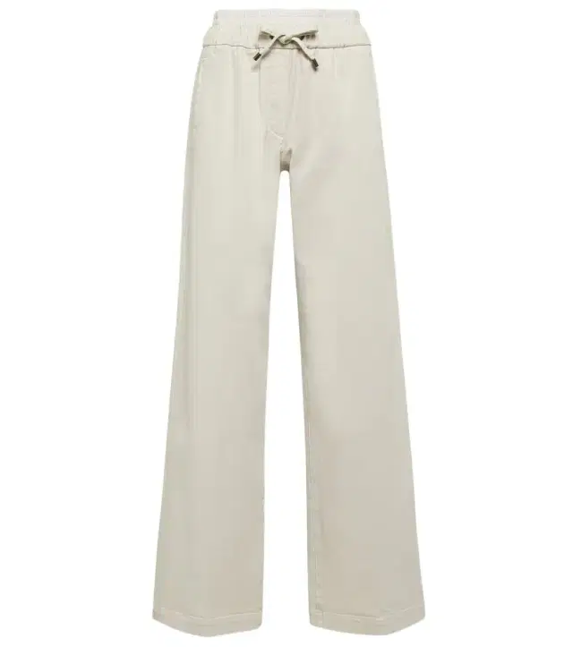 Brunello Cucinelli High-rise wide-leg jeans