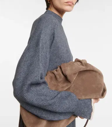 Brunello Cucinelli Ribbed-knit cotton and alpaca midi dress | Thumbnail 5