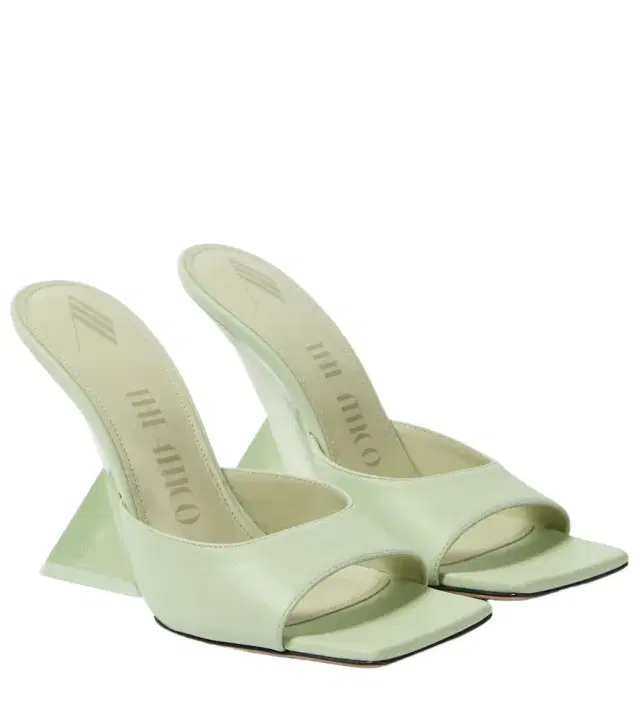 The Attico Cheope leather mules