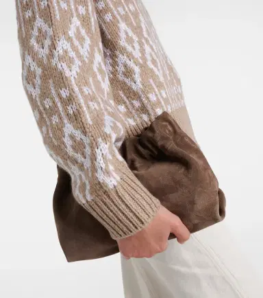 Brunello Cucinelli Jacquard cashmere sweater | Thumbnail 2