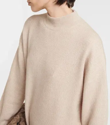Brunello Cucinelli Alpaca and cotton midi dress | Thumbnail 5