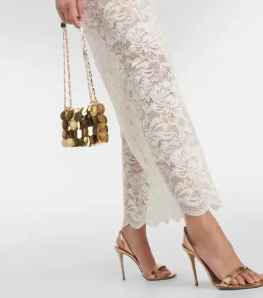 Rabanne Off-shoulder lace maxi dress | Thumbnail 2