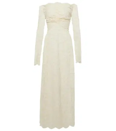 Rabanne Off-shoulder lace maxi dress | Thumbnail 1