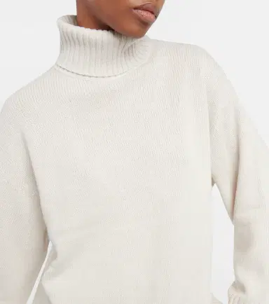 Brunello Cucinelli Wool, cashmere, and silk turtleneck sweater | Thumbnail 3