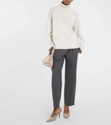 Brunello Cucinelli Wool, cashmere, and silk turtleneck sweater | Thumbnail 4