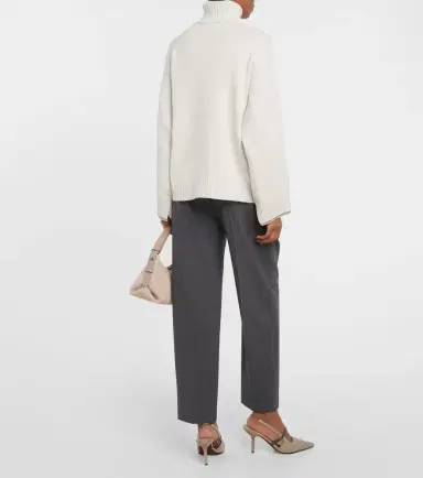 Brunello Cucinelli Wool, cashmere, and silk turtleneck sweater | Thumbnail 5