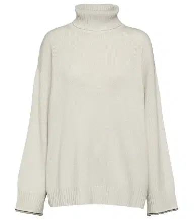Brunello Cucinelli Wool, cashmere, and silk turtleneck sweater | Thumbnail 1