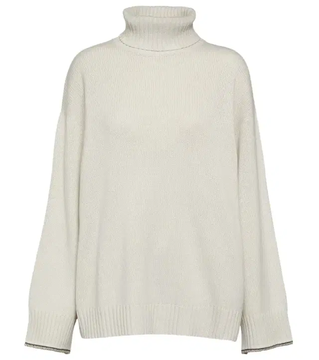 Brunello Cucinelli Wool, cashmere, and silk turtleneck sweater