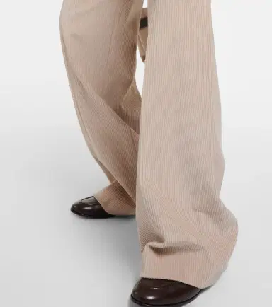 Brunello Cucinelli Cotton corduroy wide-leg pants | Thumbnail 4