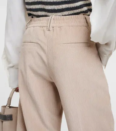 Brunello Cucinelli Cotton corduroy wide-leg pants | Thumbnail 5