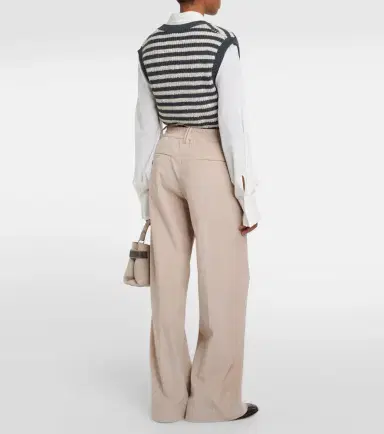 Brunello Cucinelli Cotton corduroy wide-leg pants | Thumbnail 6