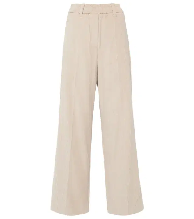 Brunello Cucinelli Cotton corduroy wide-leg pants