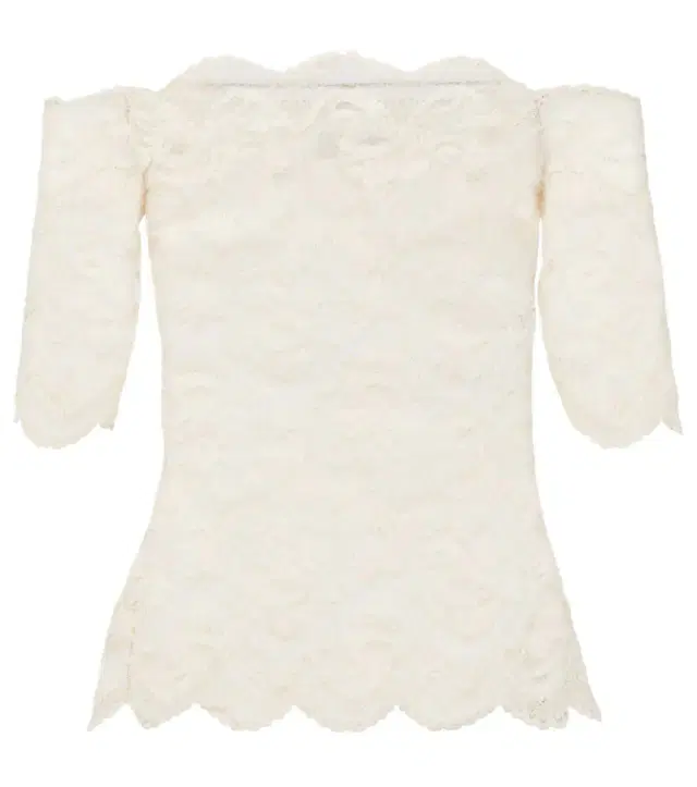 Rabanne Off-shoulder lace top