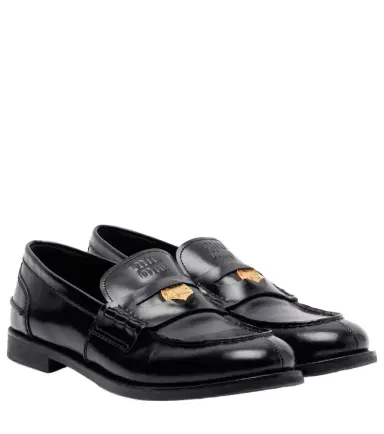 Miu Miu Leather loafers | Thumbnail 1 Miu Miu Leather loafers | Thumbnail 1