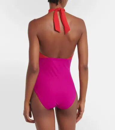 Karla Colletto Mabel colorblocked swimsuit | Thumbnail 2