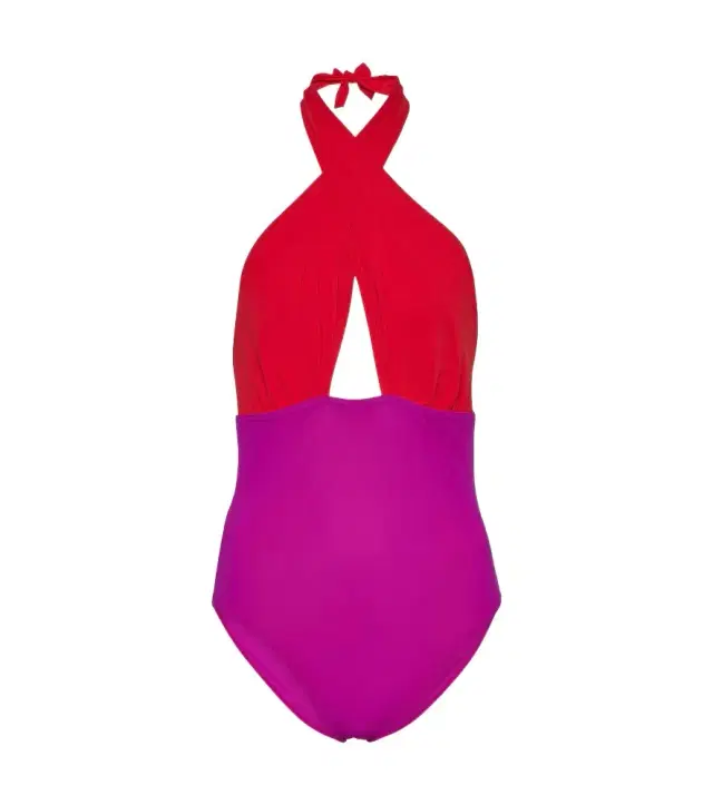 Karla Colletto Mabel colorblocked swimsuit