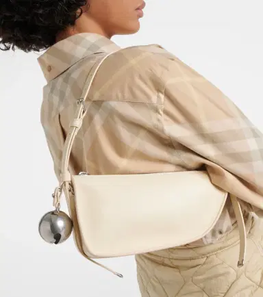 Burberry Shield Mini leather shoulder bag | Thumbnail 3