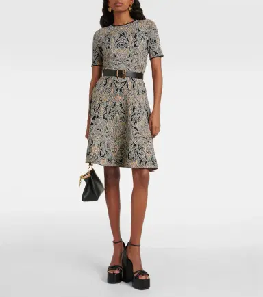 Etro Paisley printed minidress | Thumbnail 5
