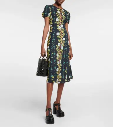 Etro Floral midi dress | Thumbnail 4