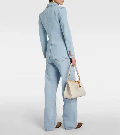 Etro Embroidered denim blazer | Thumbnail 3