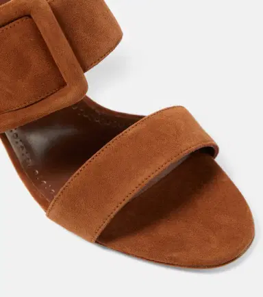 Manolo Blahnik Gable suede mules | Thumbnail 4