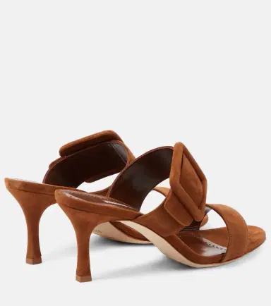 Manolo Blahnik Gable suede mules | Thumbnail 5