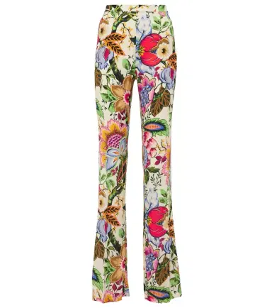 Etro High-rise floral straight pants | Thumbnail 1