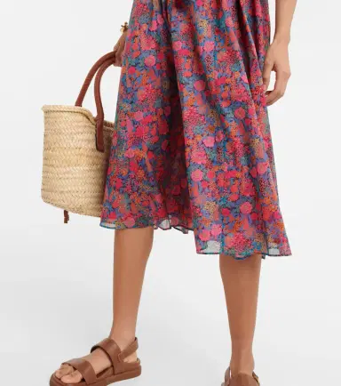 Eres Daisy floral cotton midi dress | Thumbnail 3