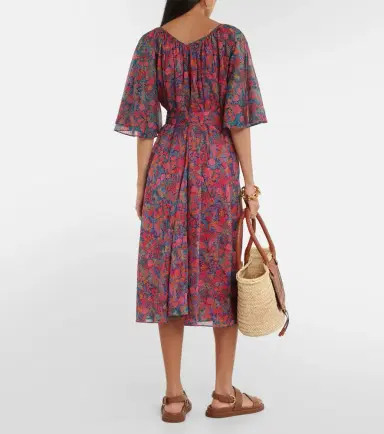 Eres Daisy floral cotton midi dress | Thumbnail 5