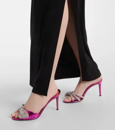 Alexandre Vauthier Shooting embellished mules | Thumbnail 2