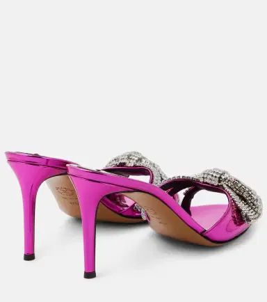 Alexandre Vauthier Shooting embellished mules | Thumbnail 5