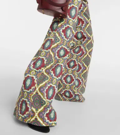 Etro Printed high-rise wide-leg jeans | Thumbnail 3