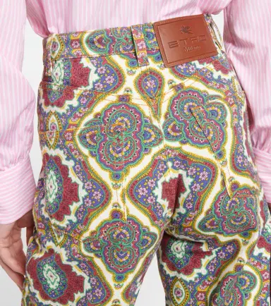 Etro Printed high-rise wide-leg jeans | Thumbnail 6