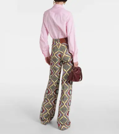 Etro Printed high-rise wide-leg jeans | Thumbnail 7