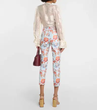 Etro Floral jacquard pants | Thumbnail 2