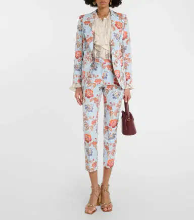 Etro Floral jacquard pants | Thumbnail 3