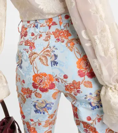 Etro Floral jacquard pants | Thumbnail 4