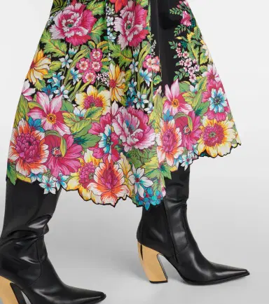 Etro Floral cotton maxi skirt | Thumbnail 2