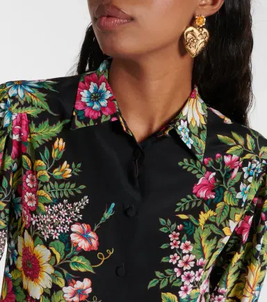 Etro Printed silk shirt | Thumbnail 4