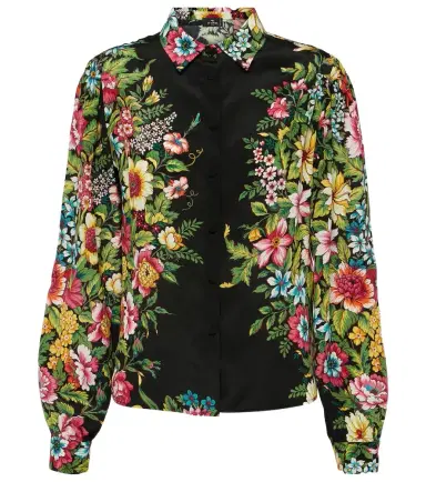 Etro Printed silk shirt | Thumbnail 1