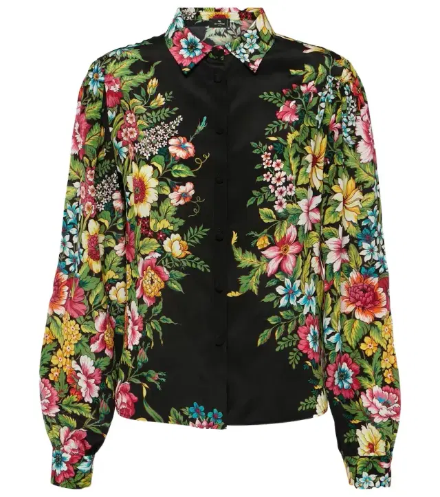 Etro Printed silk shirt