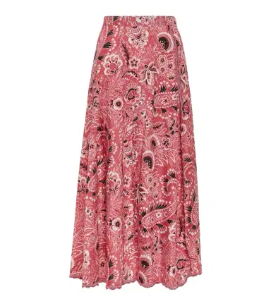 Etro Paisley cotton and silk maxi skirt | Thumbnail 1