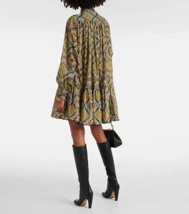 Etro Printed cotton shirt dress | Thumbnail 3