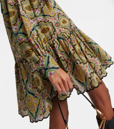 Etro Printed cotton shirt dress | Thumbnail 4