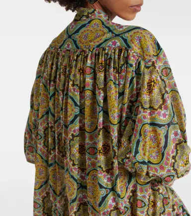 Etro Printed cotton shirt dress | Thumbnail 6