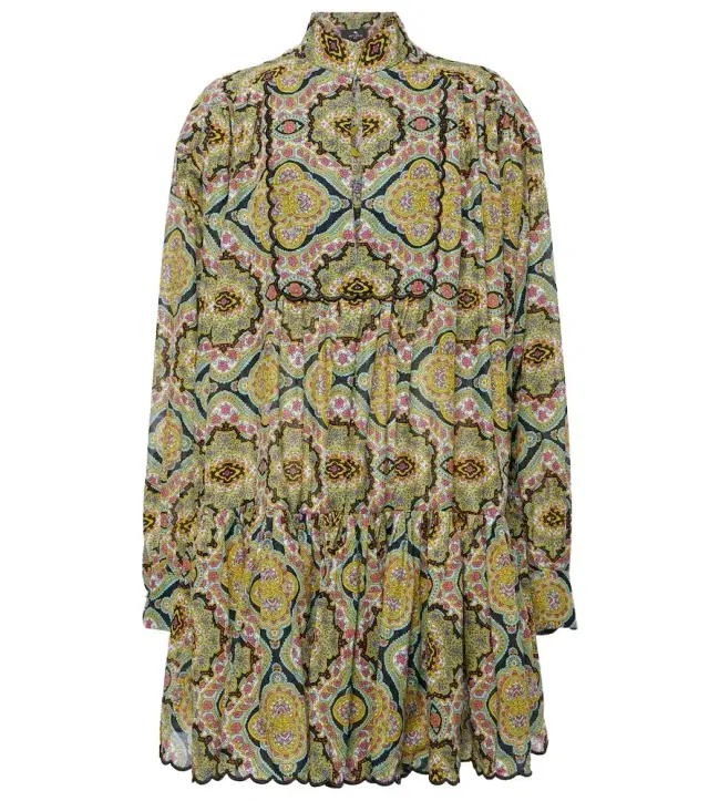 Etro Printed cotton shirt dress
