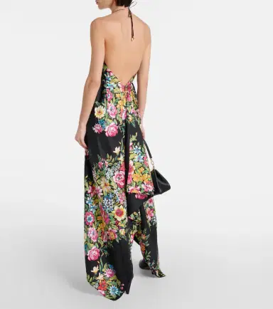 Etro Floral silk midi dress | Thumbnail 5