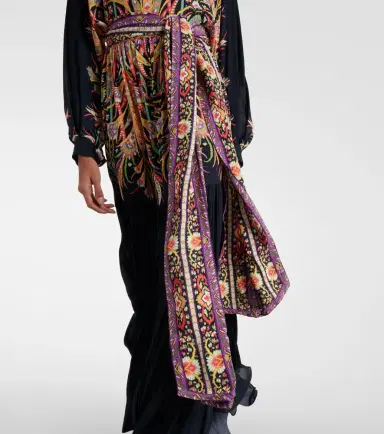Etro Printed tiered gown | Thumbnail 5