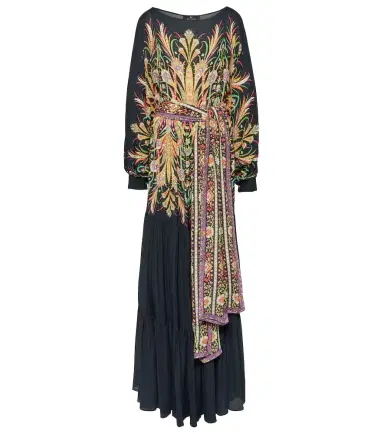 Etro Printed tiered gown | Thumbnail 1